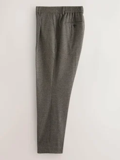Next Slim Fit Smart Elasticated Back Textured Trousers with Stretch^ Pants & Chinos