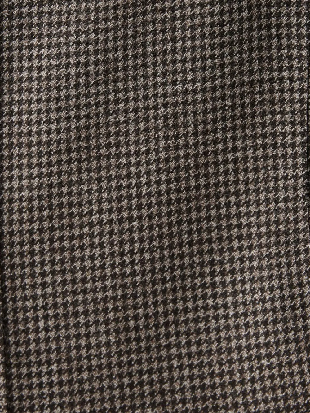 Online Next Brown Tailored Fit Wool Blend Puppy Tooth Texture Suit Jacket