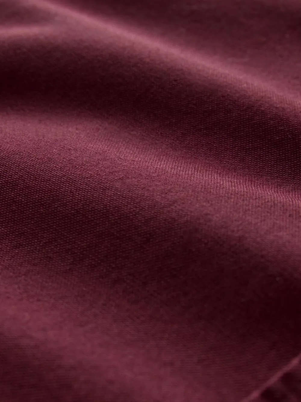 Next Burgundy Red Slim Fit Long Sleeve Oxford Shirt