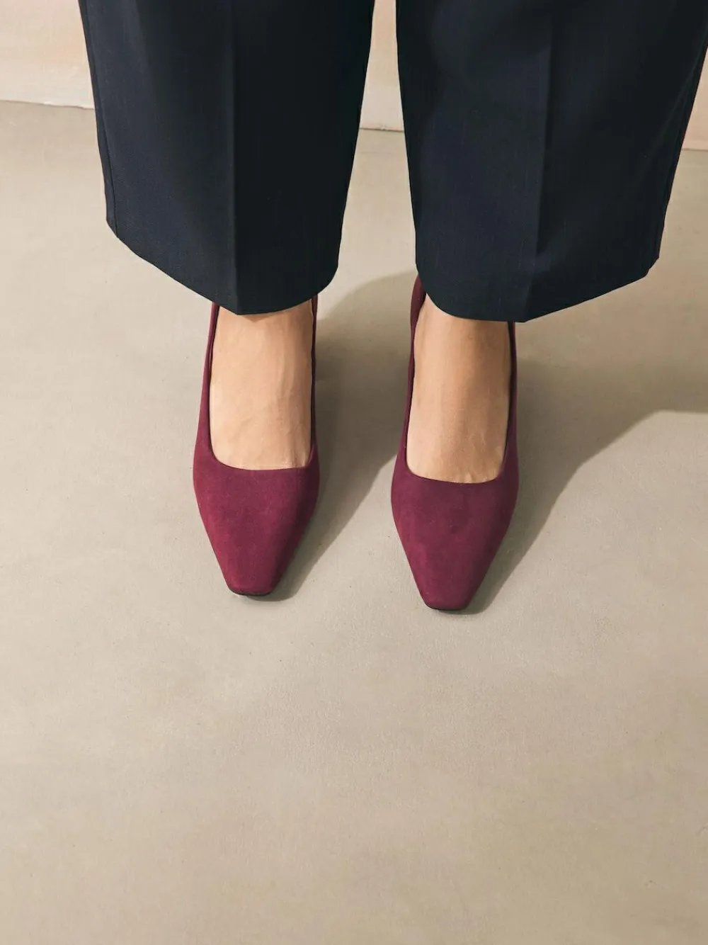 Next Standard/Wide Fit Standard Chisel Toe Block Courts^Women Wide Fit & Extra Wide Fit|Heels