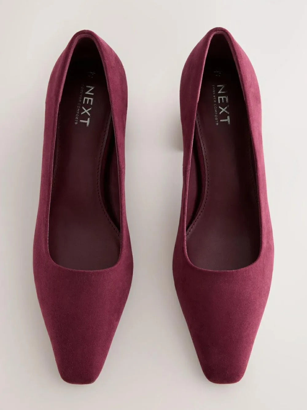 Next Standard/Wide Fit Standard Chisel Toe Block Courts^Women Wide Fit & Extra Wide Fit|Heels