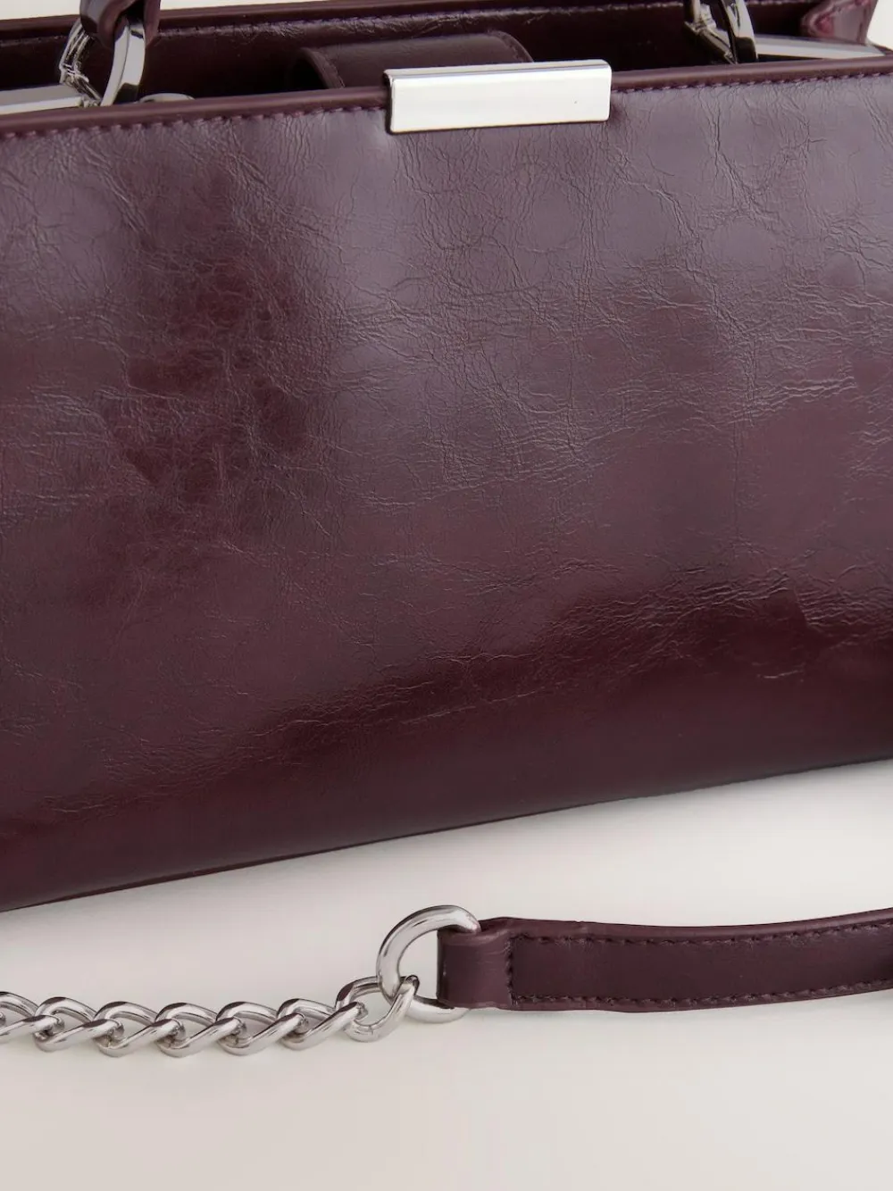 Next Top Handle Croc Effect Bag^Women Bags