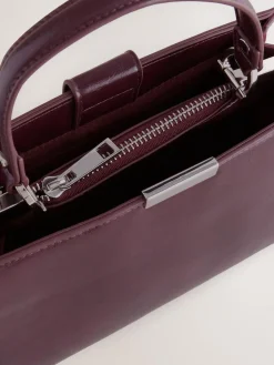 Next Top Handle Croc Effect Bag^Women Bags