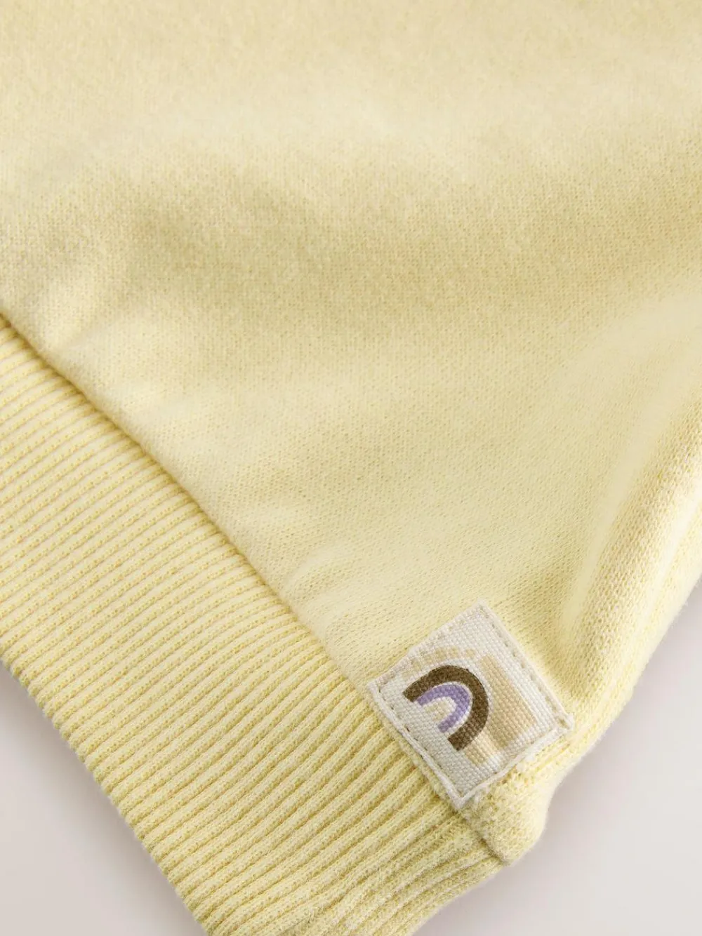 Clearance Next Butter Yellow Crew Neck Sweatshirt (3mths-7yrs)