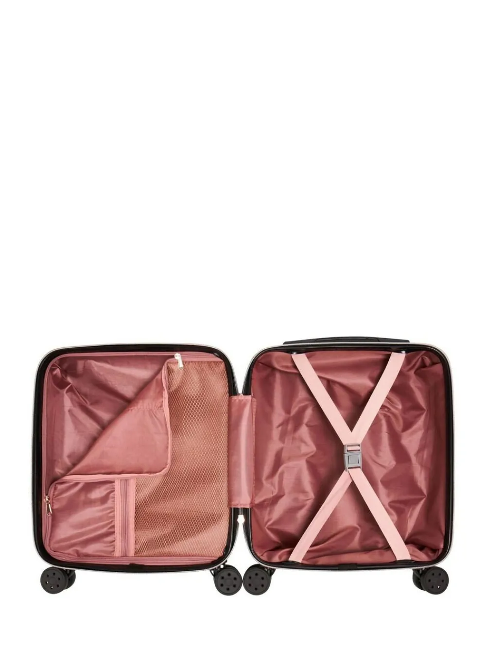 Discount Cabin Max Black Rose Anode 30L Underseat Hand Luggage Cabin Case for EasyJet 45x36x20cm