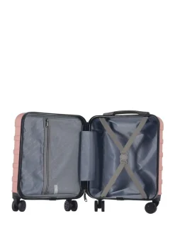 Cabin Max Rose Gold Anode 30L Underseat Hand Luggage Cabin Case for EasyJet 45x36x20cm^Women Luggage