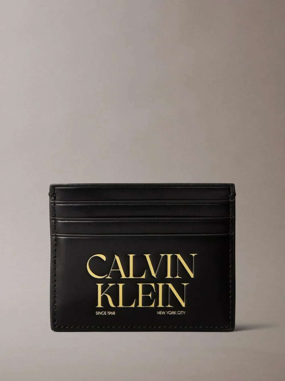 Discount Calvin Klein Black Logo Graphic Card Case