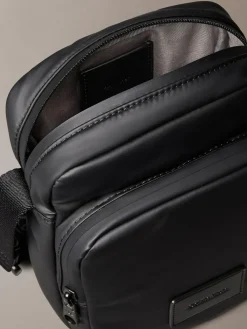 Calvin Klein Black Puffer Utility Reporter Bag^ Bags