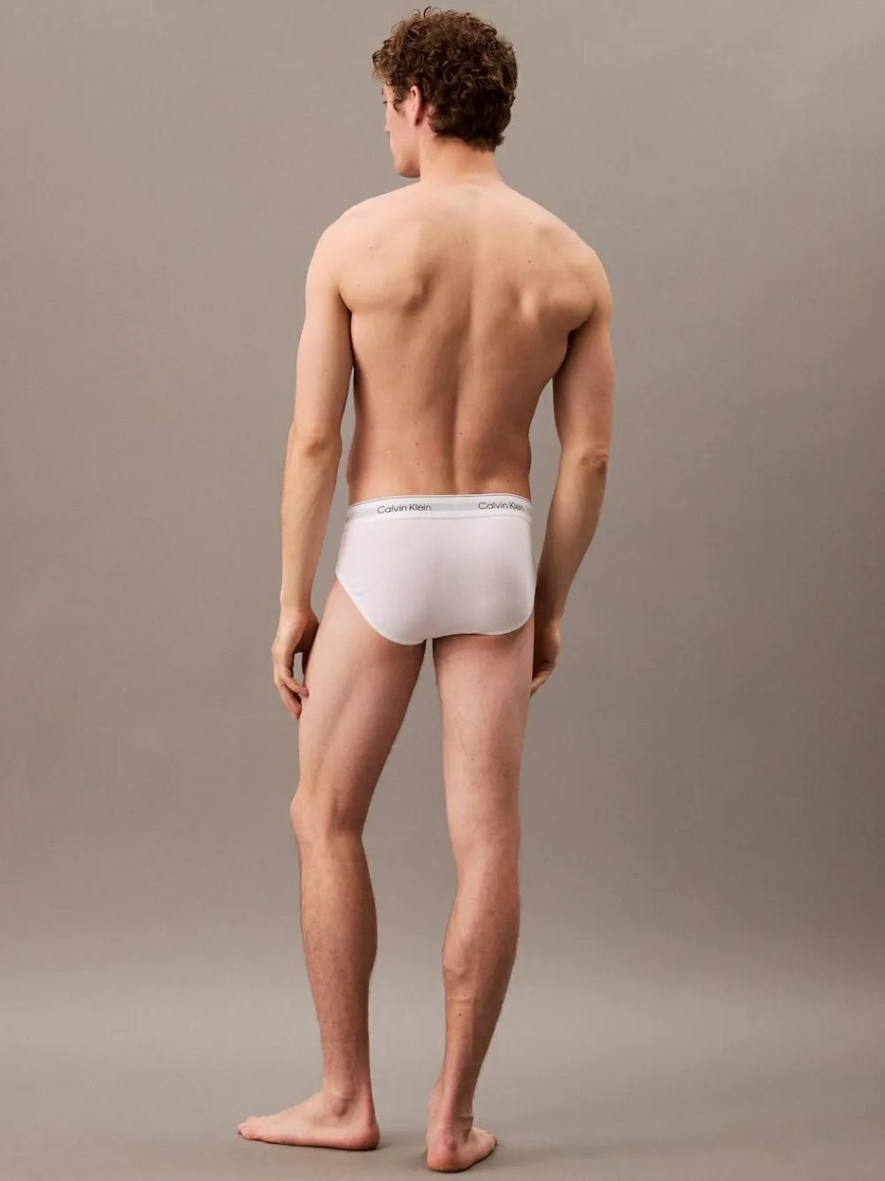 Online Calvin Klein 3 Pack Briefs - Icon Cotton Stretch White