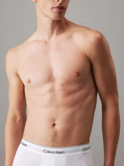 Outlet Calvin Klein Icon Cotton Stretch Boxer Briefs 3 Pack White