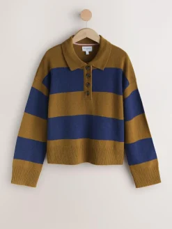 Next 100% Wool N.Premium Polo Jumper^Women Nightwear|Knitwear