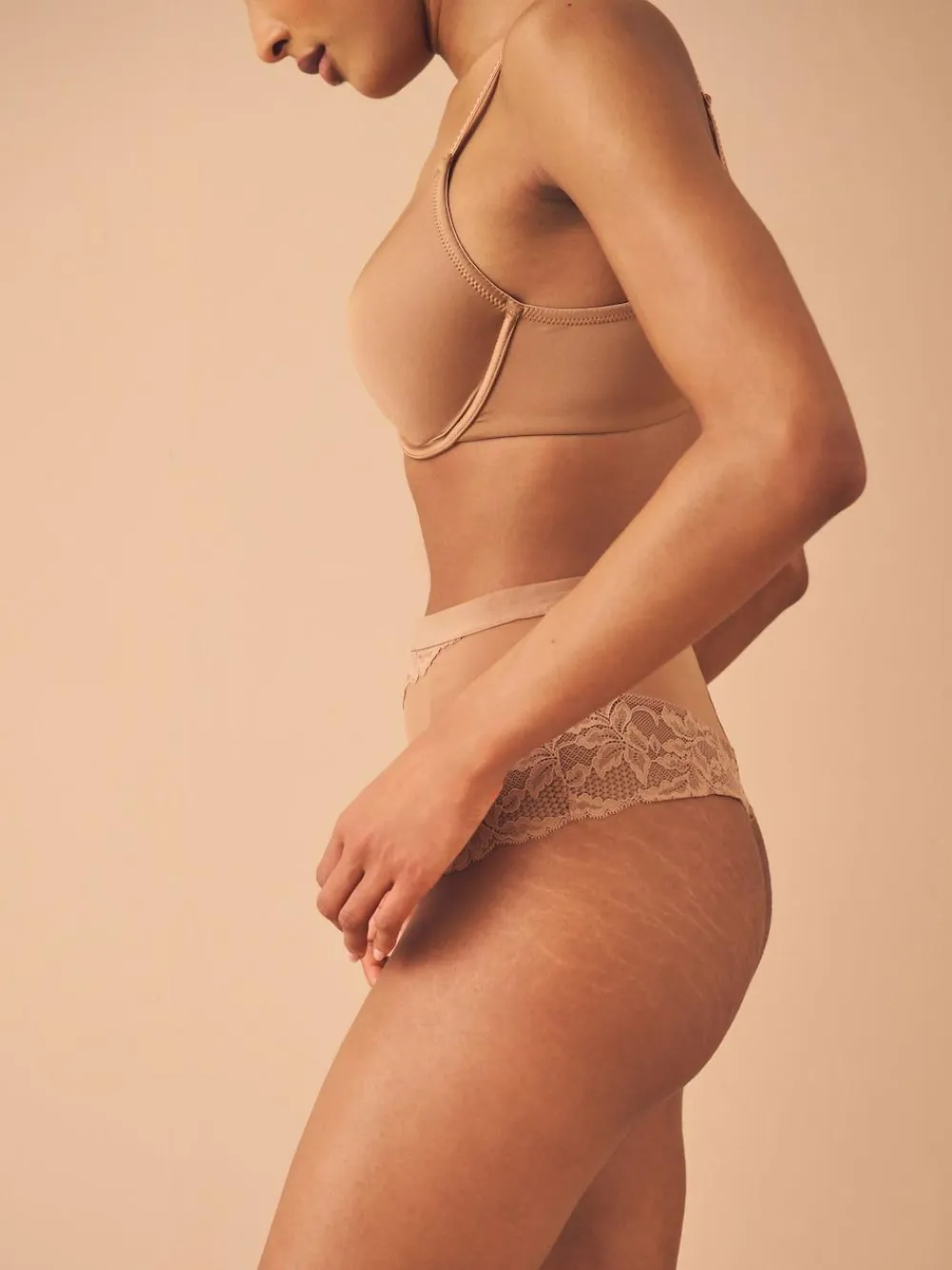 Online Next Tummy Control Light Shaping High Waist Thongs 2 Pack Caramel Nude