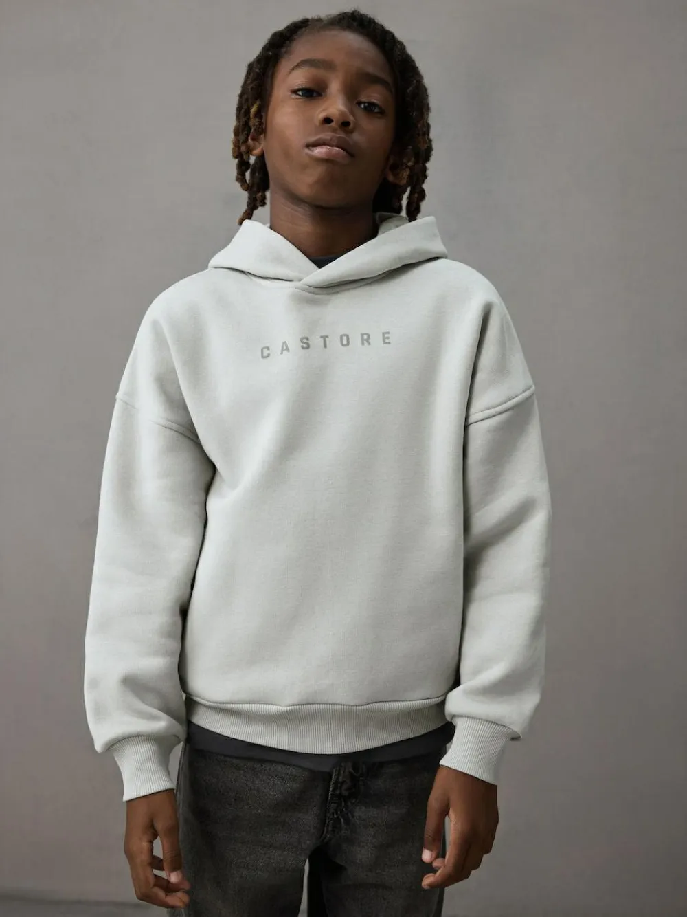 Castore Logo Oversized Heavyweight Cotton Hoodie^BOY Sweatshirts & Hoodies