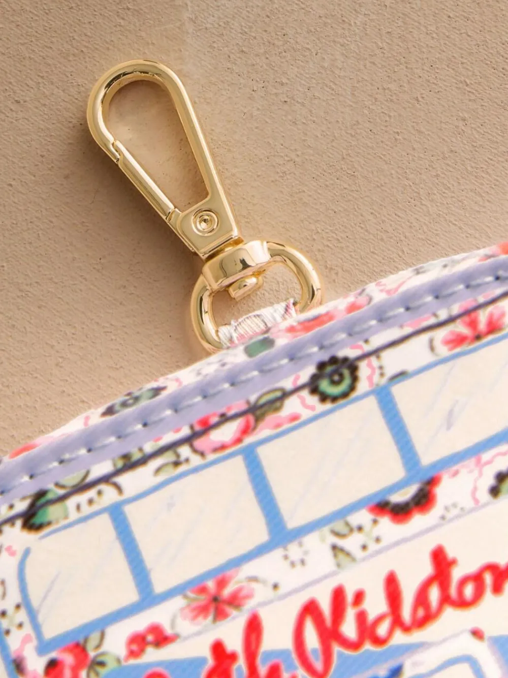 Clearance Cath Kidston Blue London Bus Clip On Purse