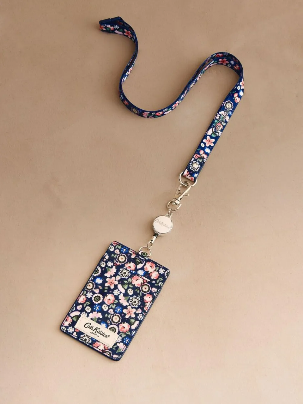 Cath Kidston Navy Queen Ditsy Lanyard Purse^Women Purses