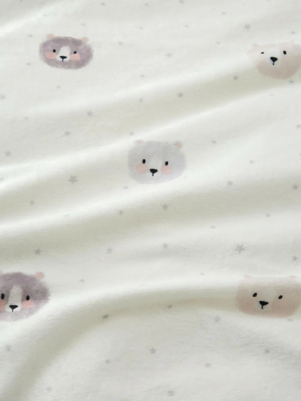 Catherine Lansfield Natural Cosy Bear So Soft Duvet Cover Set^ Branded Bedlinen