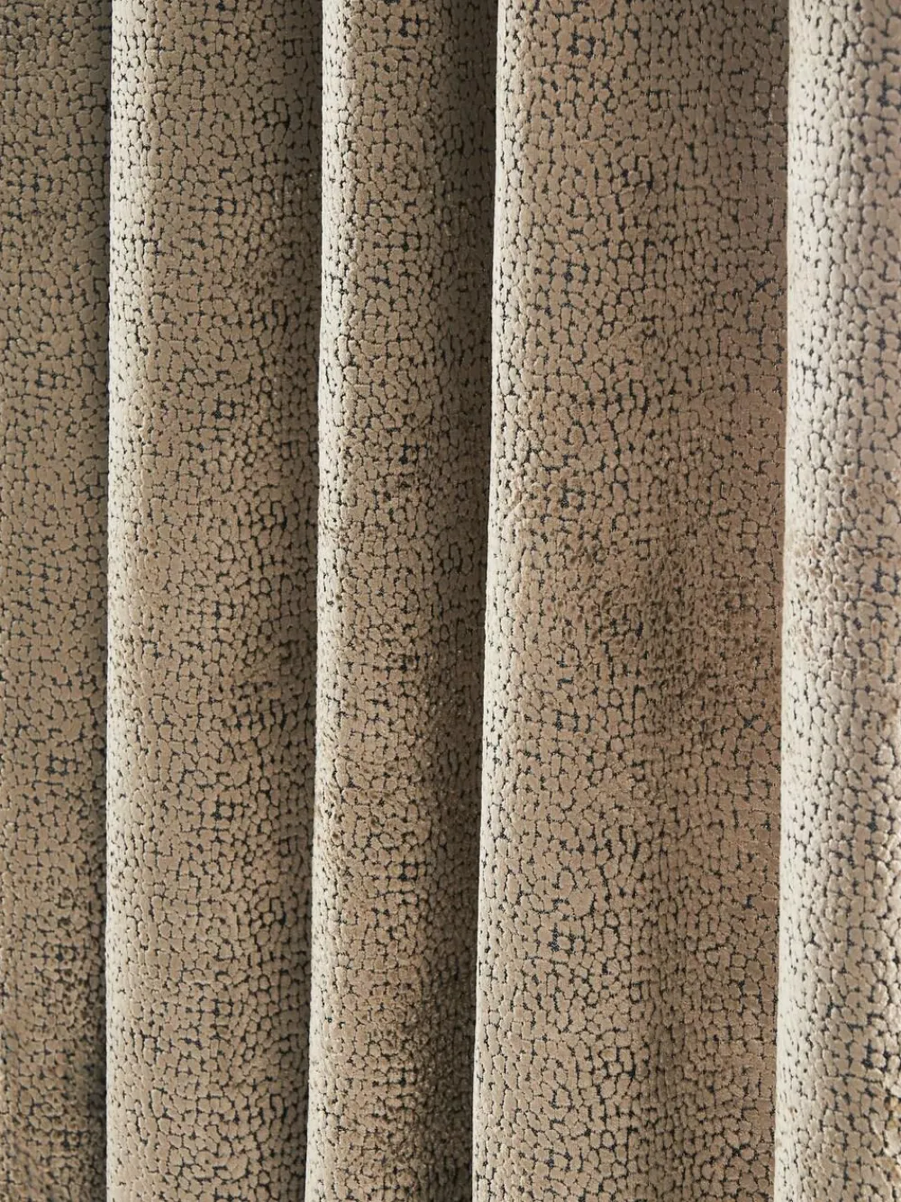 Sale Next Collection Luxe Heavyweight Cut Velvet Eyelet Lined Curtains Champagne Gold
