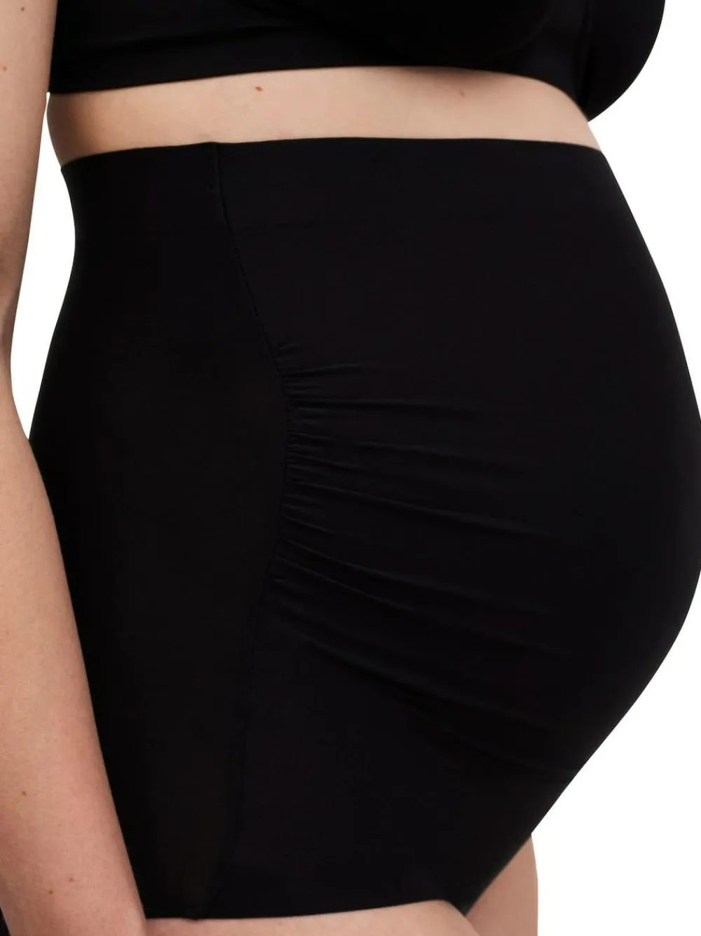 New Chantelle Maternity Pure Smooth High Waisted Bump Knickers Black