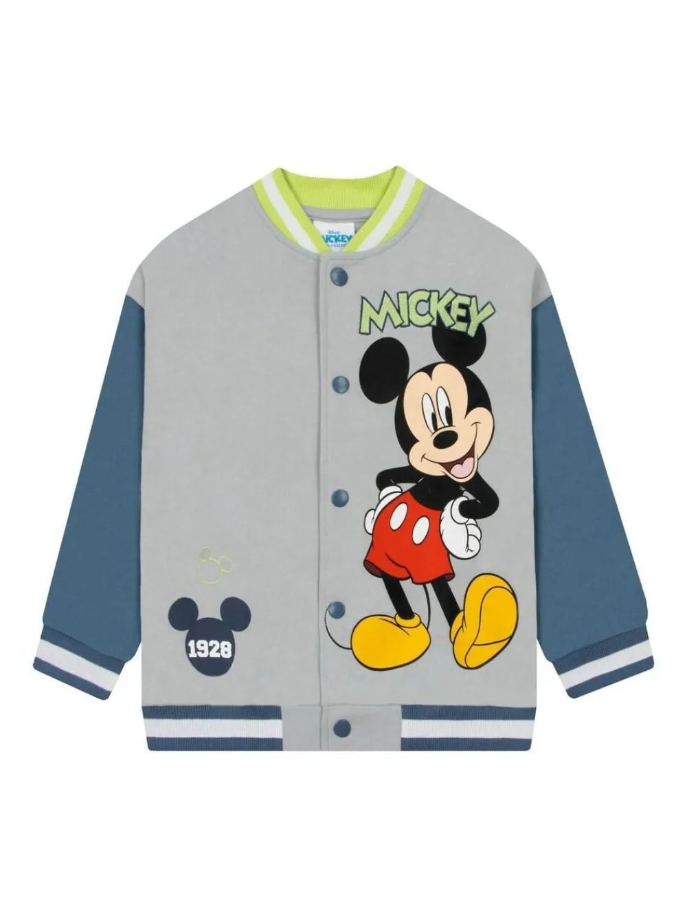 Character Grey Disney Mickey Mouse Bomber Jacket^BOY Coats, Jackets & Pramsuits|Coats, Jackets & Pramsuits