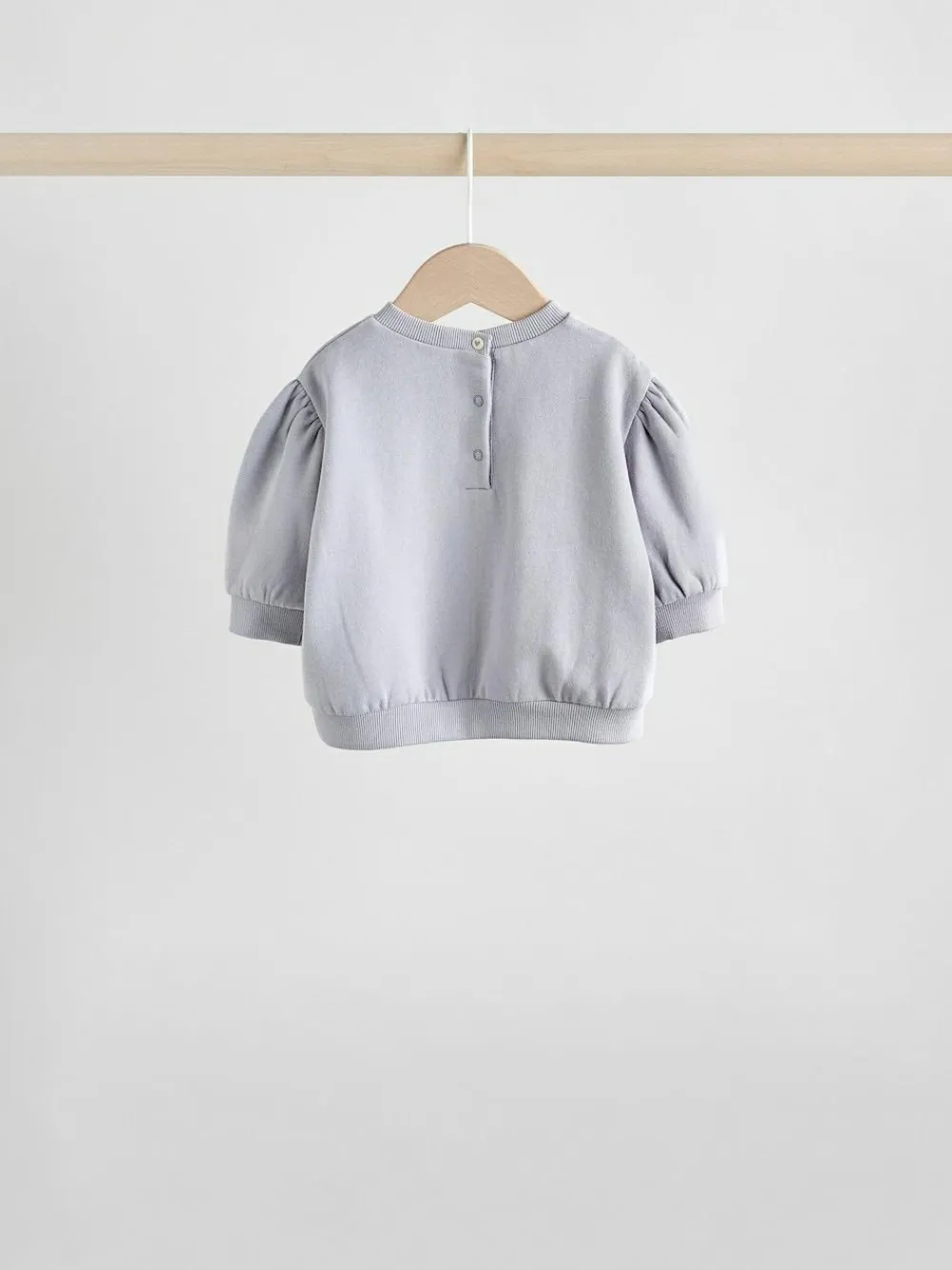 Next Charcoal Grey & Cream Baby Sweatshirt & Joggers 6 Piece Set (0mths-2yrs)^ Baby Girls|Baby Girls