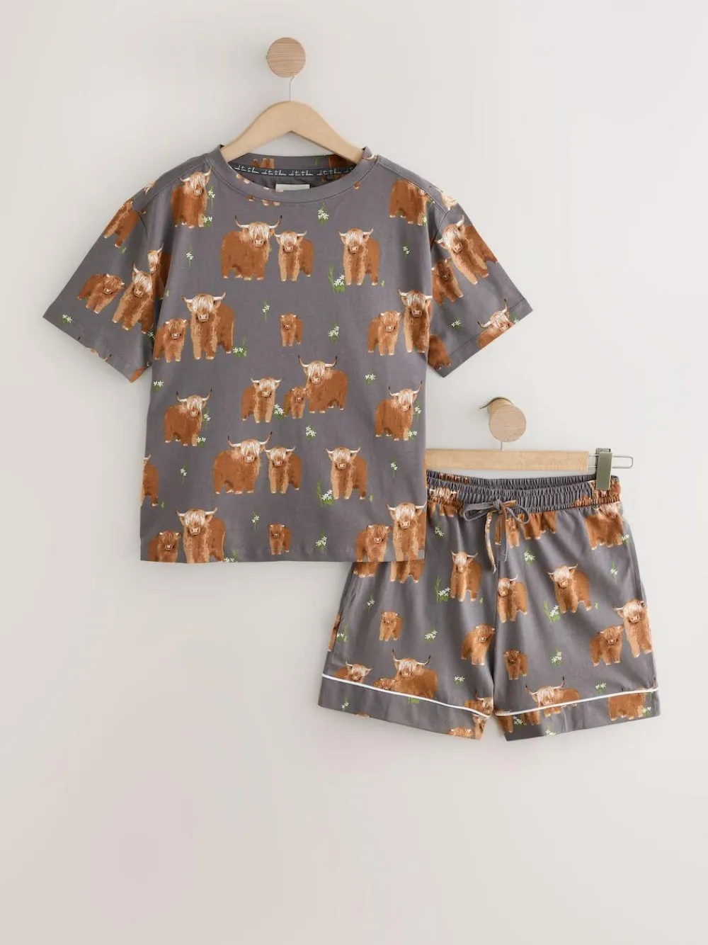 Next 100% Cotton Short Set Pyjamas^Women Pyjamas|All Night & Lounge