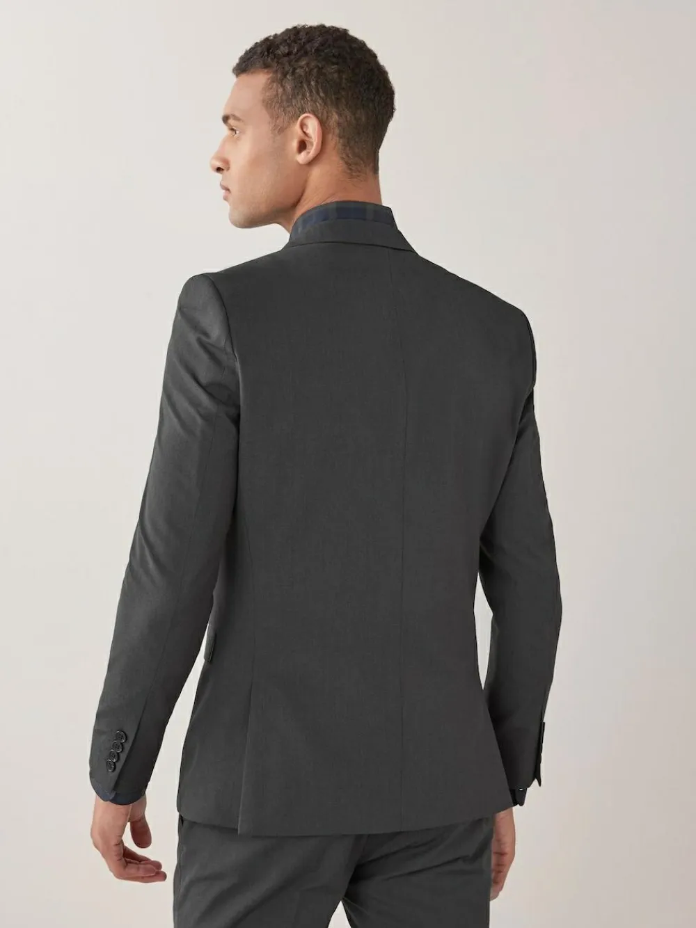 Next Skinny Fit Two Button Suit Jacket^ Grey Suits|Suits & Tuxedos