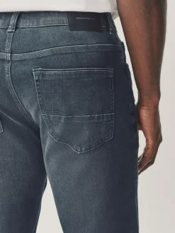 Next Charcoal Grey Slim Fit Authentic Stretch Denim Jeans^ Jeans|Jeans
