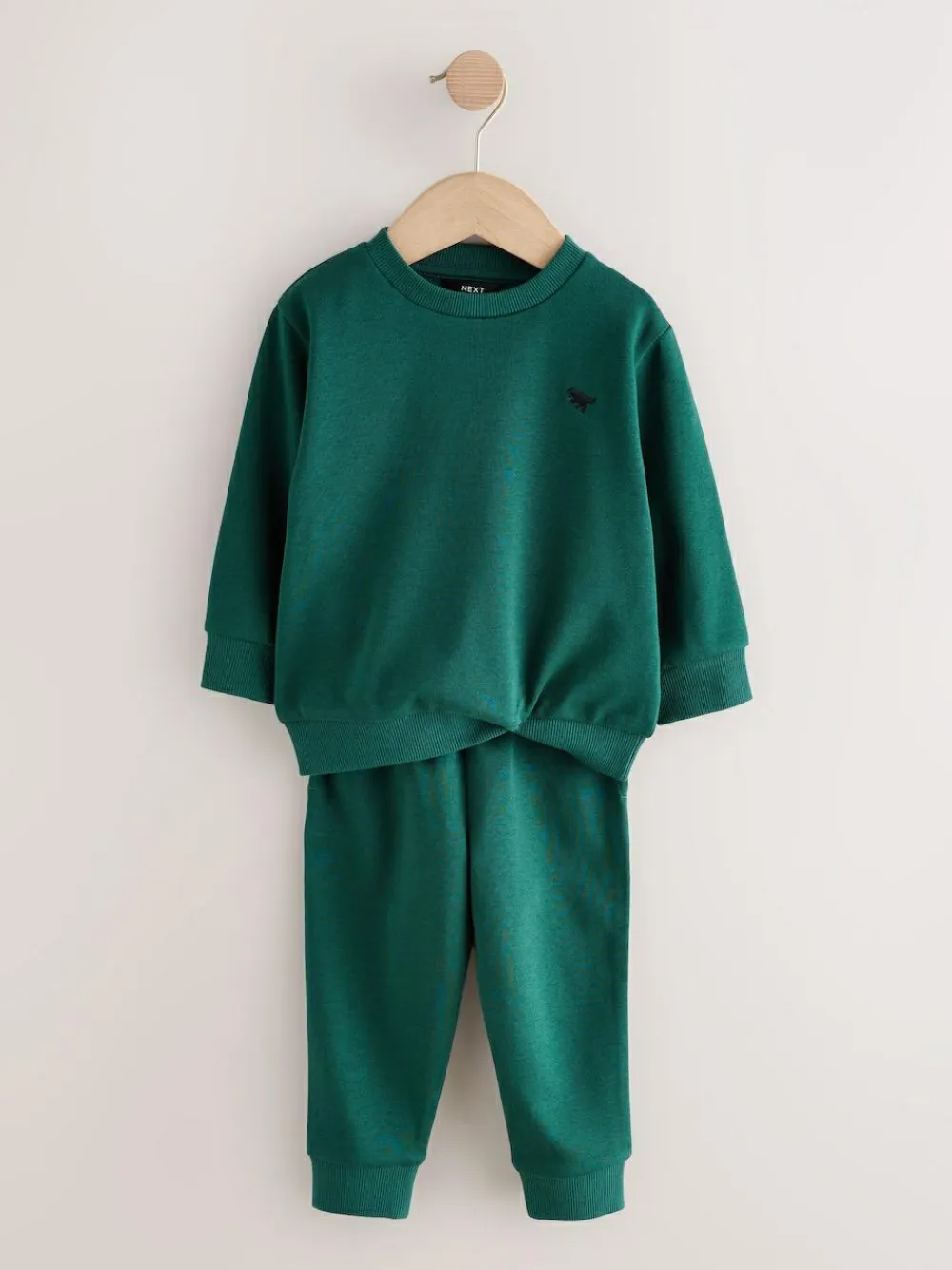 Clearance Next Sweatshirt and Joggers Set 2 Pack (3mths-7yrs) Charcoal Grey/Green
