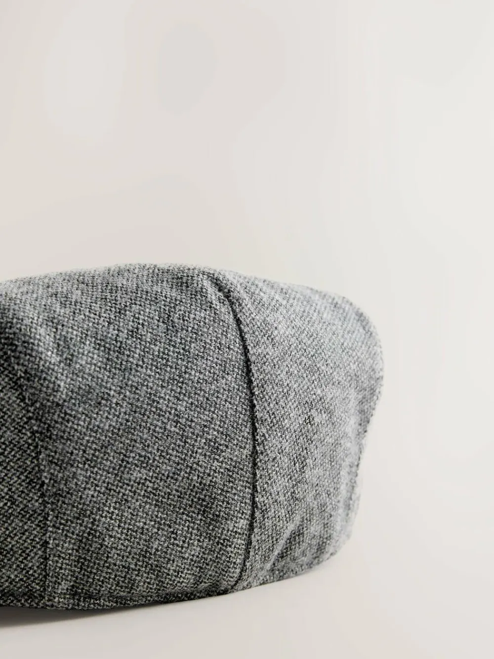 Next Herringbone Flat Cap Charcoal