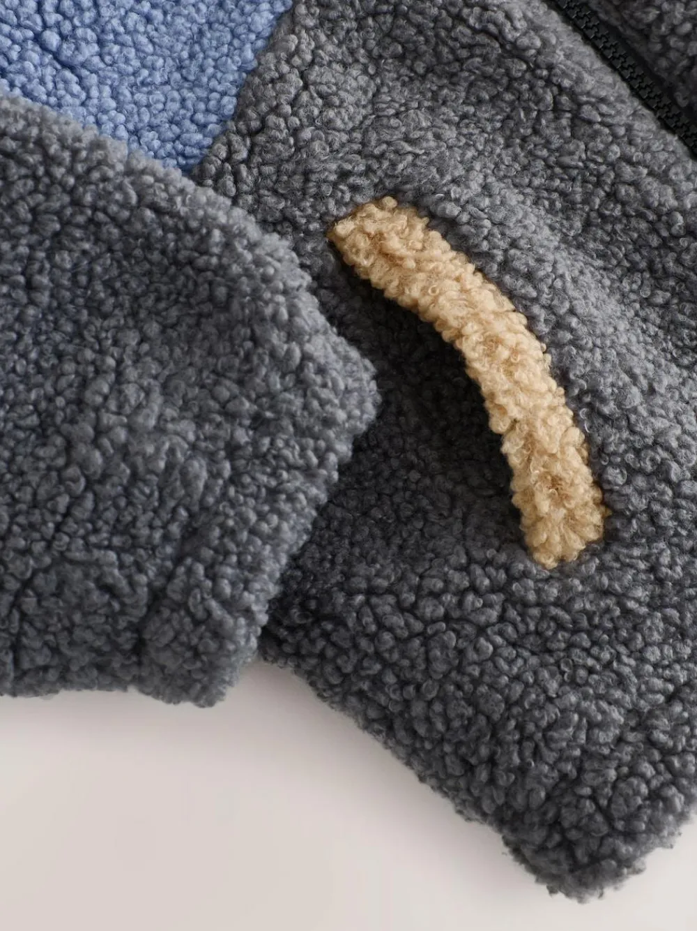 Next Borg Fleece Shacket (3mths-7yrs)^BOY Sweatshirts & Hoodies|Baby Winter Clothing