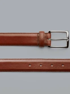 Best Charles Tyrwhitt Brown Leather Formal Belt
