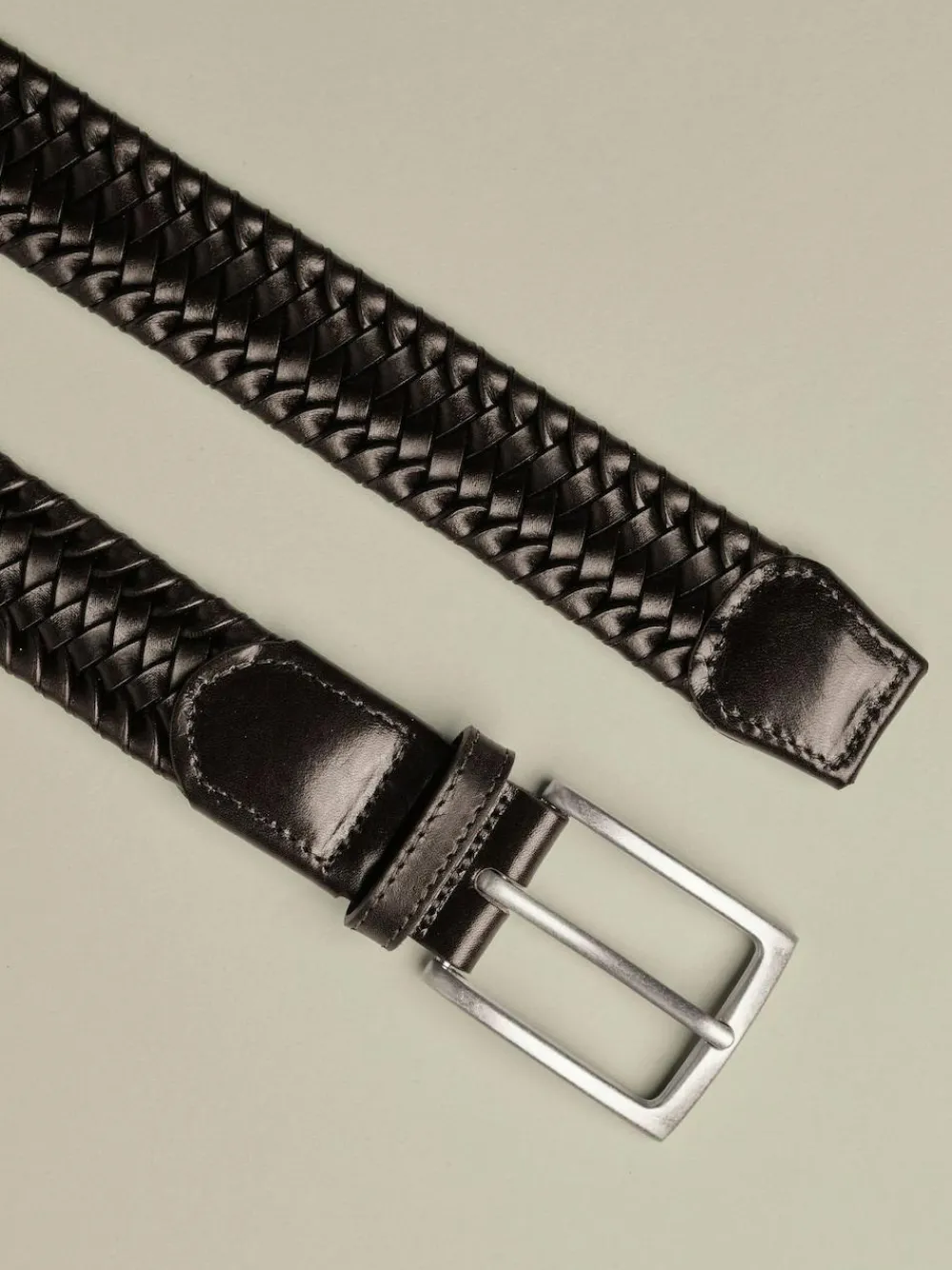 Hot Charles Tyrwhitt Brown Made In England Leather Stretch Belt