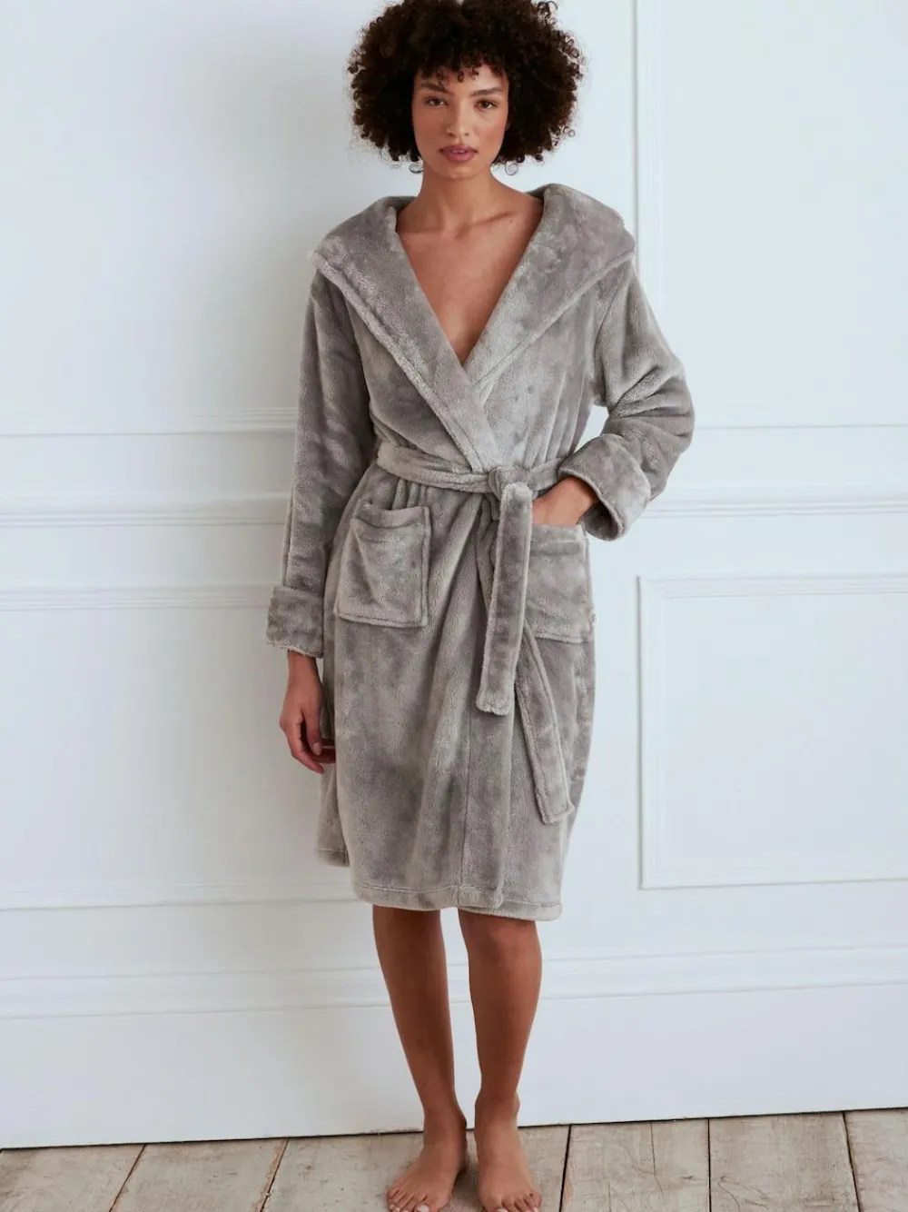 Chelsea Peers Fleece Dressing Gown^Women Bathrobes