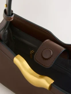 Next Hardware Detail Shoulder Bag^Women Bags