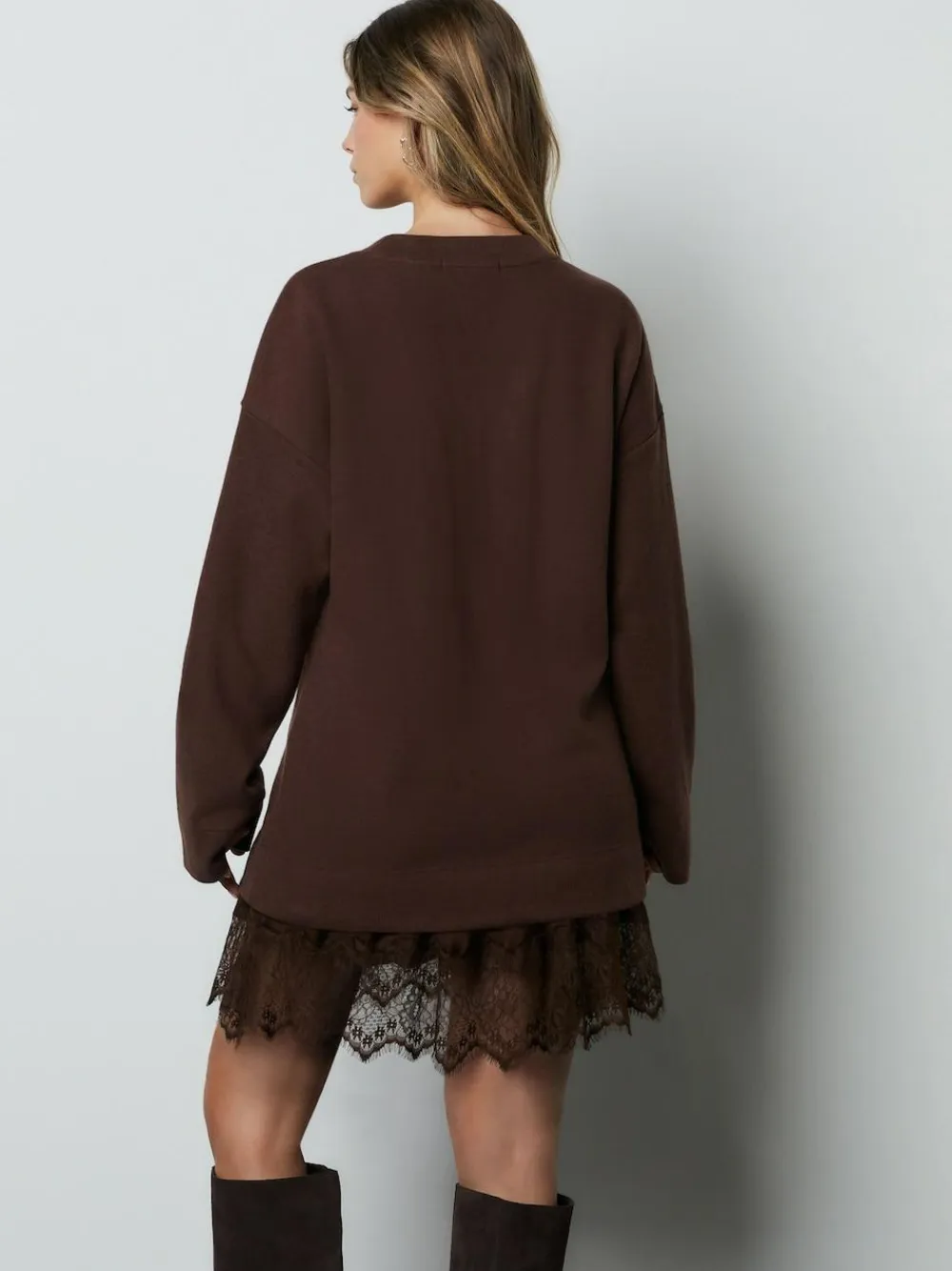 Next 2-In-1 Soft Touch Jumper Lace Skirt^Women Knitwear|Knitwear
