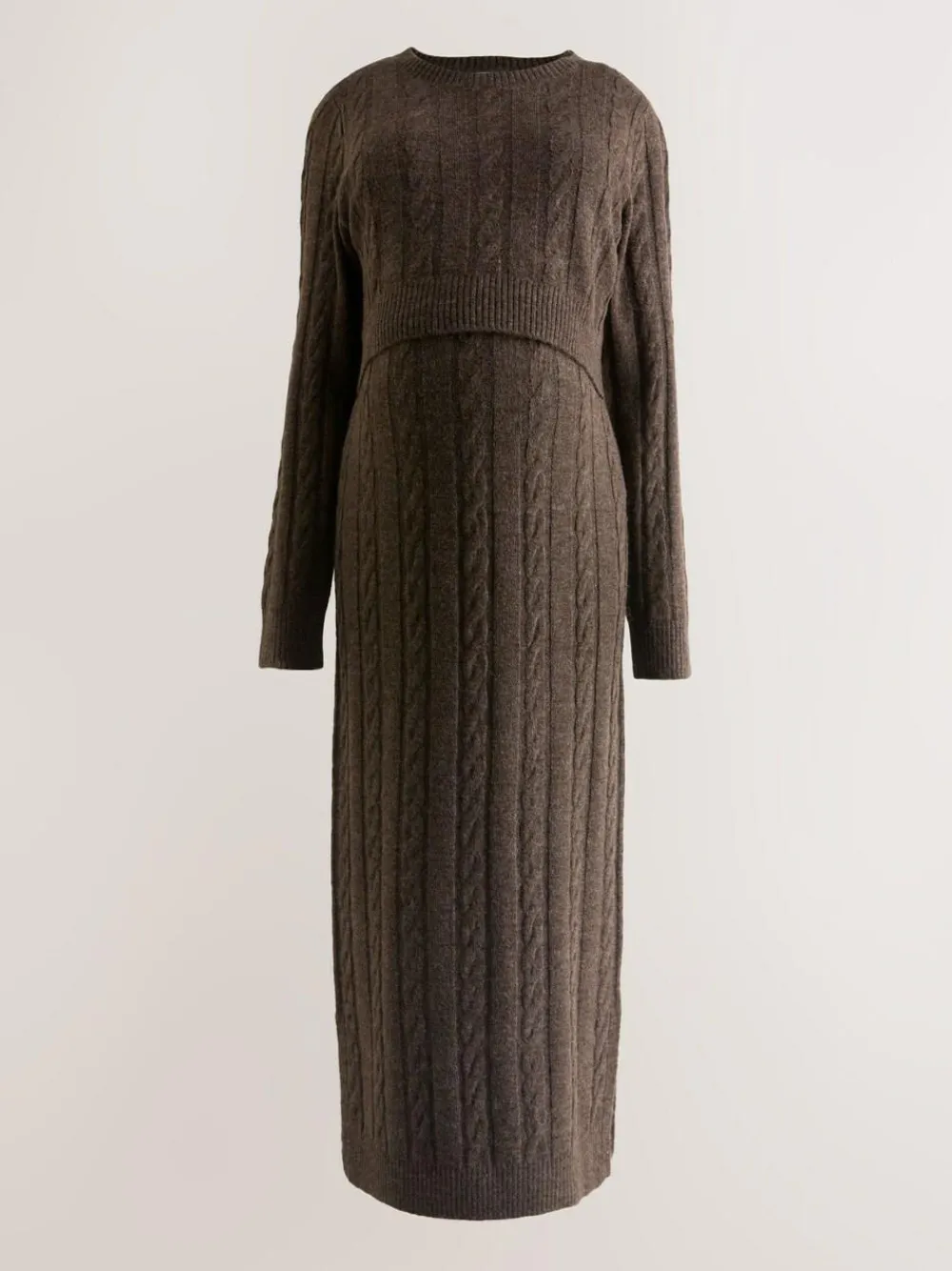 Next Maternity Knitted Nursing Dress^Women Midi Dresses