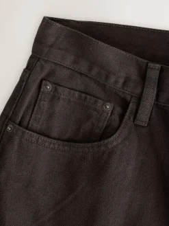 Discount Next Mid Rise Wide Leg Baggy Jeans Chocolate Brown