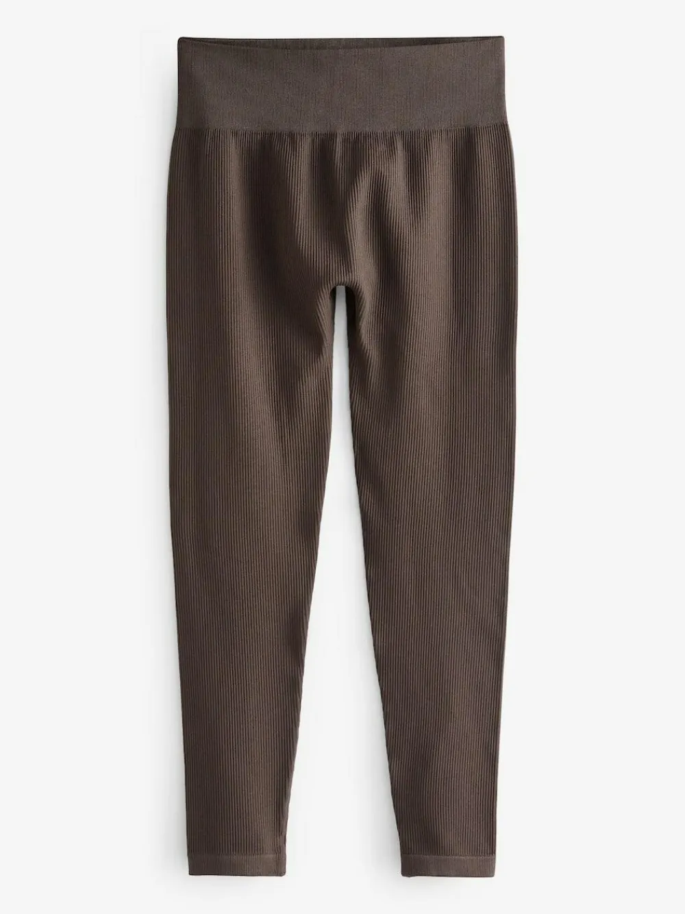 Next Chocolate Brown Ribbed Seamless High Waist Leggings^Women Leggings & Sweatpants