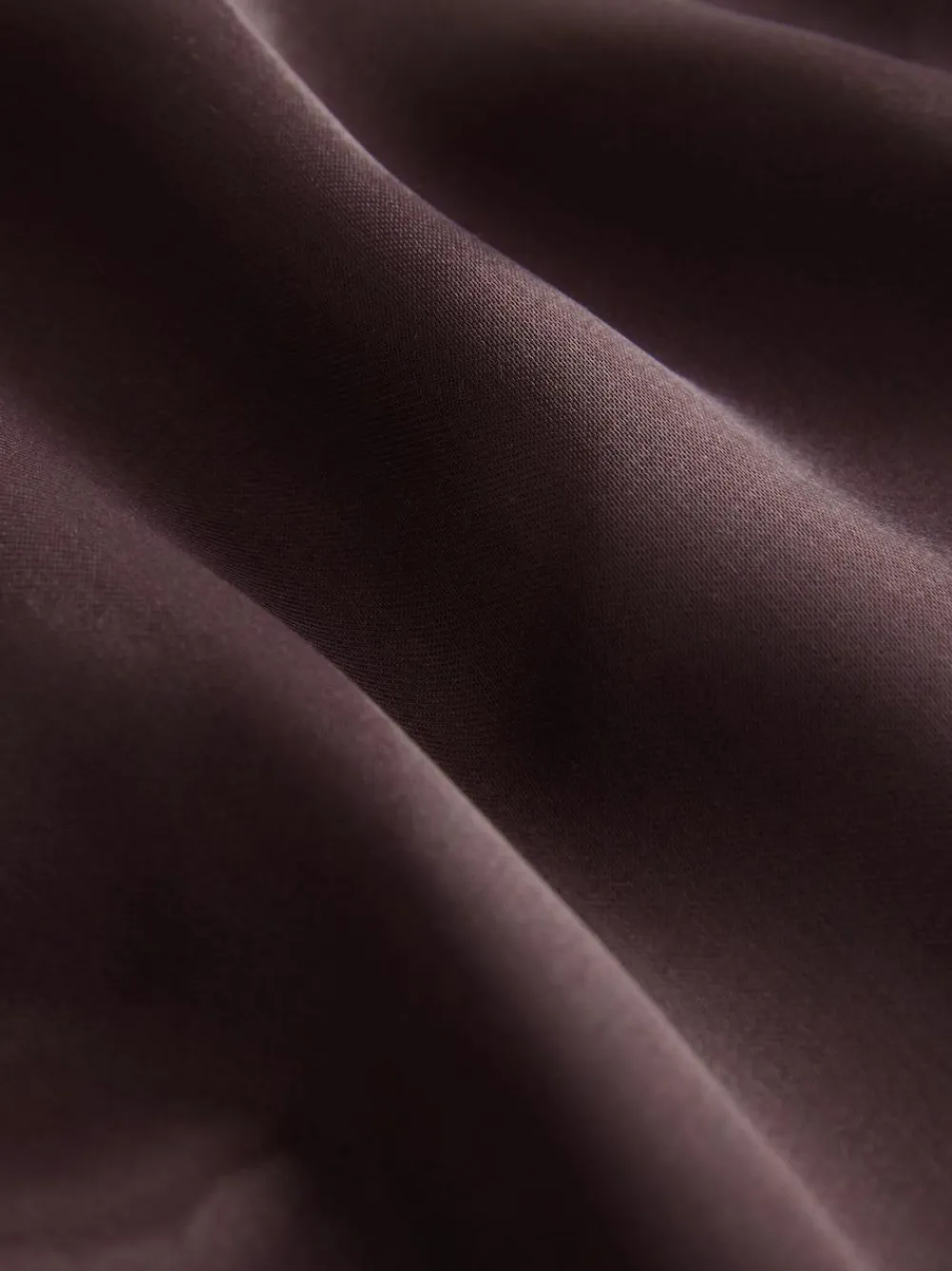 Online Next Chocolate Brown Satin Midi Skirt