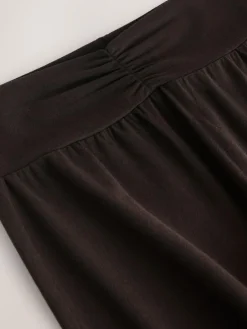 Next Soft Touch Rib Ruched Flare Leggings^Women Loungewear|Leggings & Sweatpants