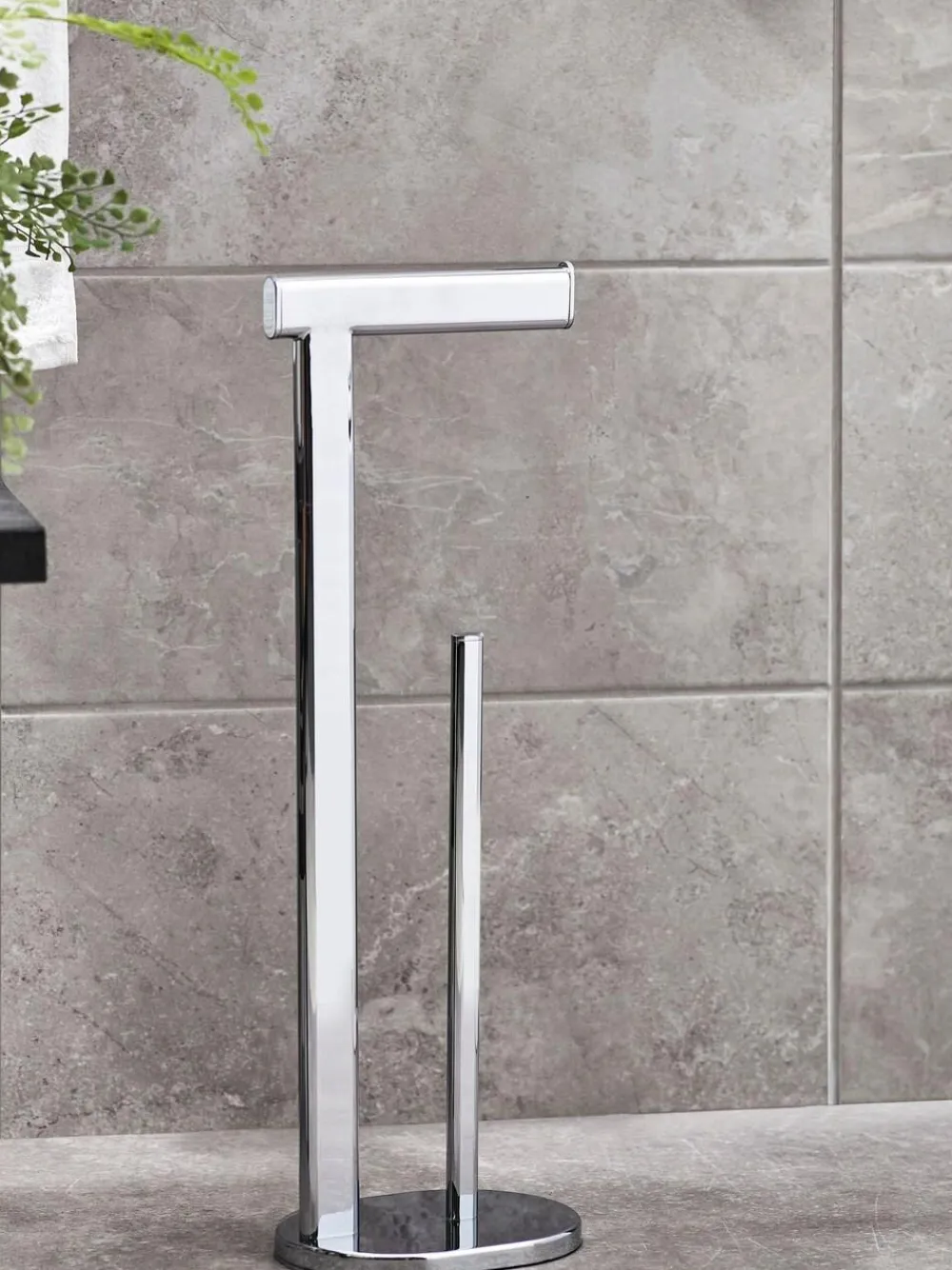 Next Chrome Oslo Toilet Roll Holder^ Bathroom Accessories