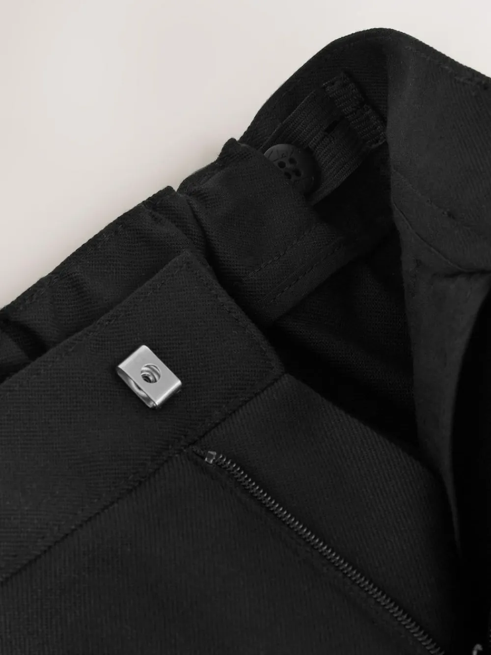 Clarks Black Slim Fit Boys Fastening School Trousers^BOY Tznius Pants