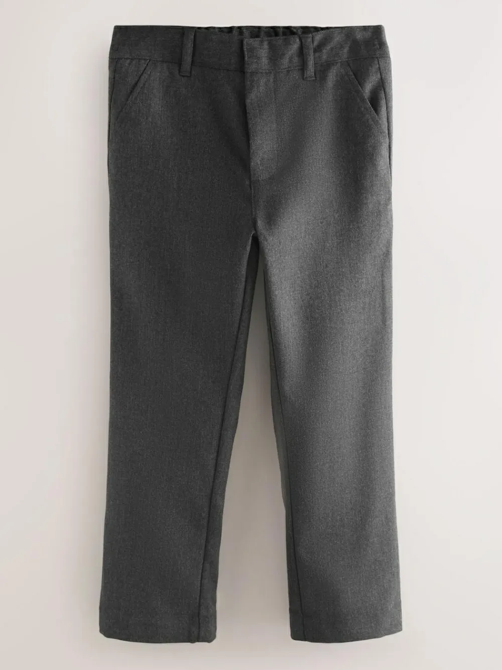 Clearance Clarks 2 Pack Regular Fit Fastening School Trousers Grey