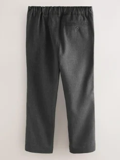 Clearance Clarks 2 Pack Regular Fit Fastening School Trousers Grey