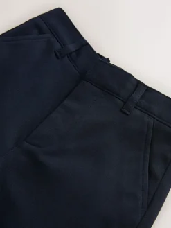 Discount Clarks Navy Slim Fit Boys Fastening School Trousers