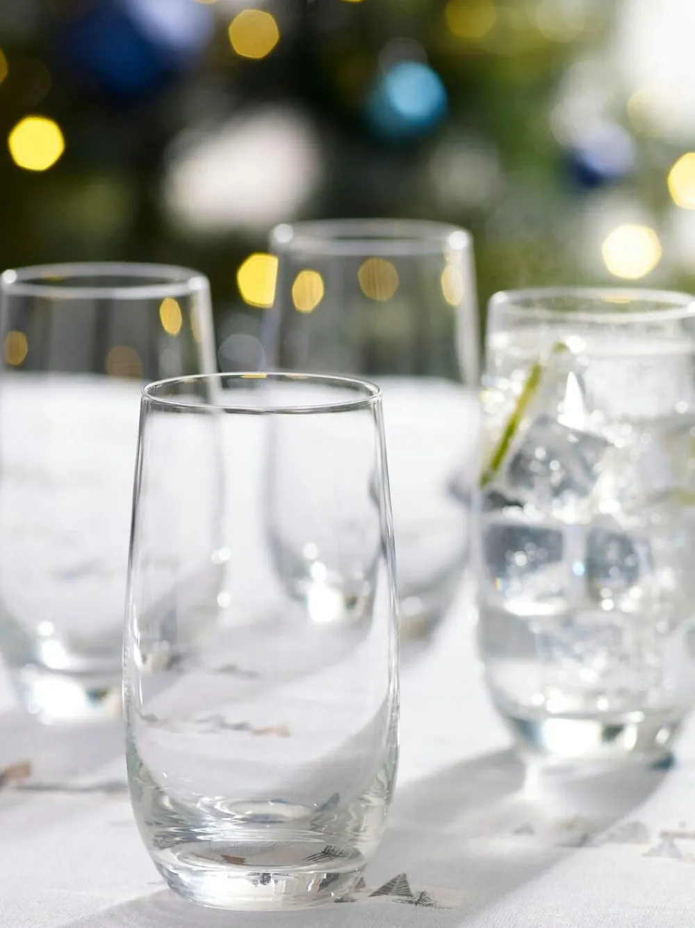 Best Next Clear Nova Tumbler Glasses Set of 4 Tall Tumbler Glasses