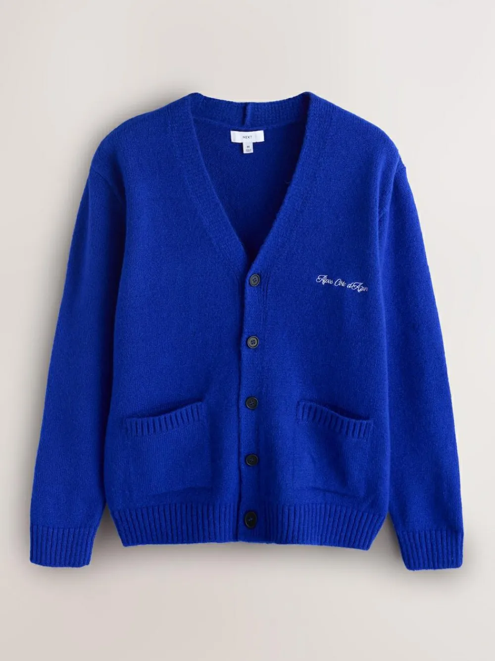 Next Regular Fit Embroidered Chest Motif Cardigan^ Knitwear|Knitwear