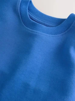 Best Next Relaxed Fit Heavyweight T-Shirt and Shorts Set (3-16yrs) Cobalt Blue