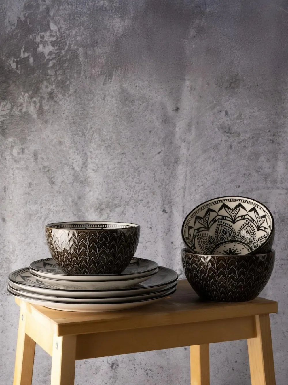 Code Maison 12 Piece Inari Dinner Set^ Dinner Sets & Pasta Bowls|Branded Kitchenware