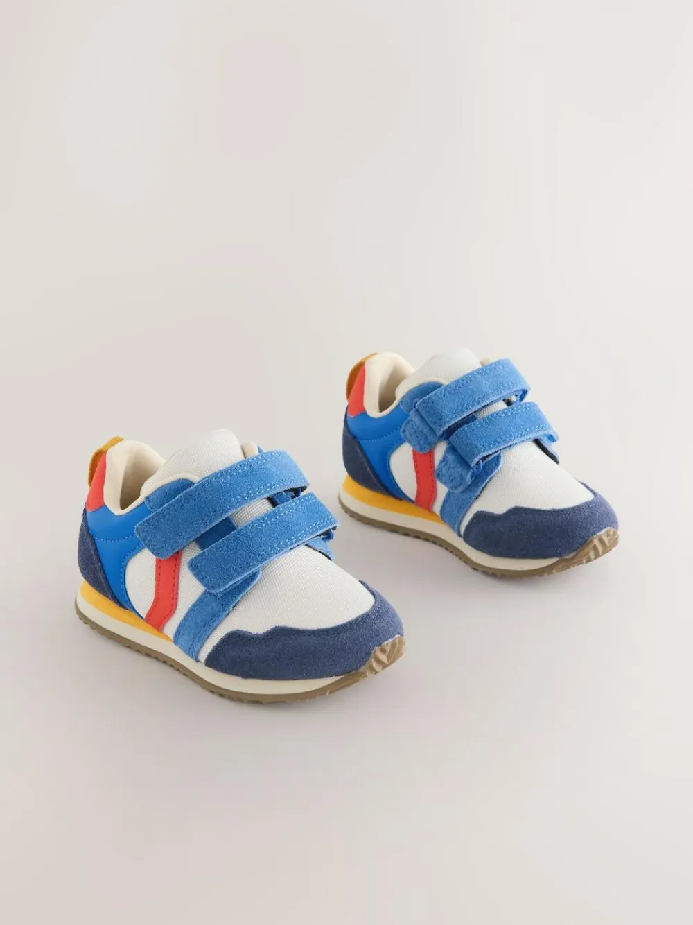 Next Standard Fit (F) Two Strap Touch Fastening Trainers^BOY Sneakers|Sneakers